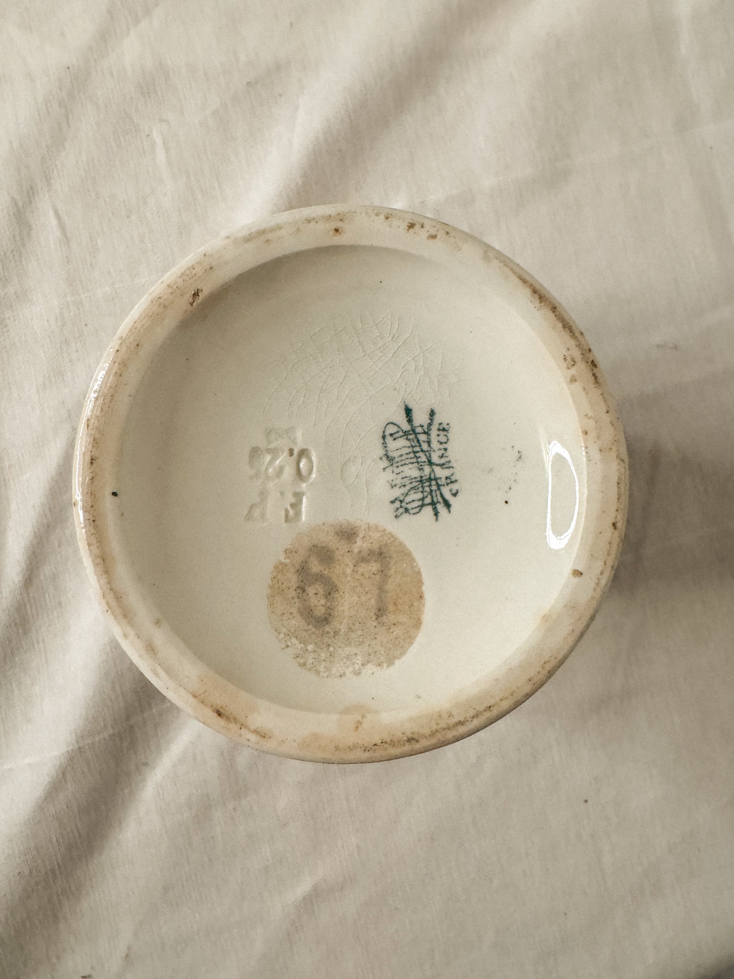 Antique Félix Potin Confitures Fines Jar