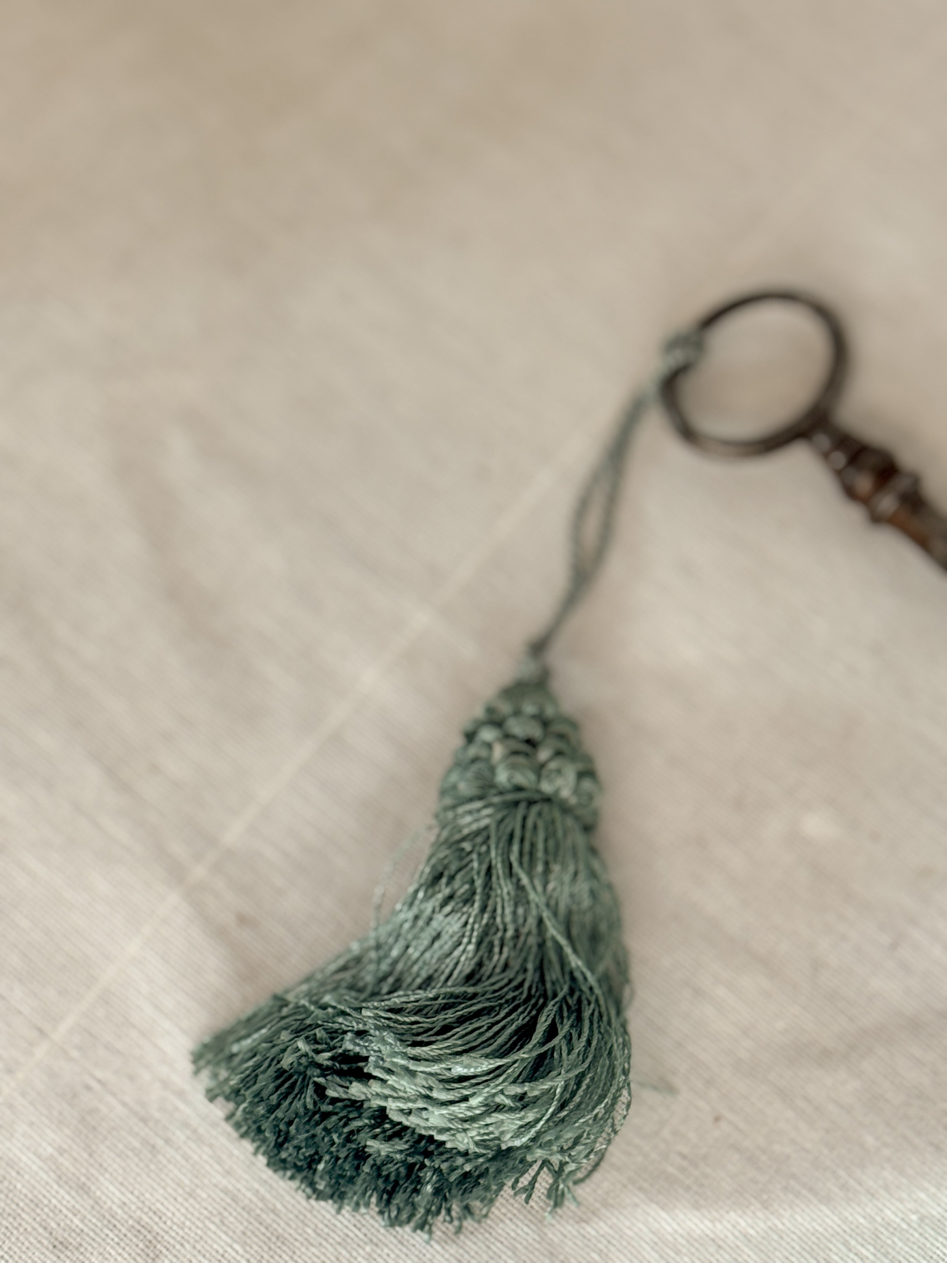 Antique Key with Tassel B