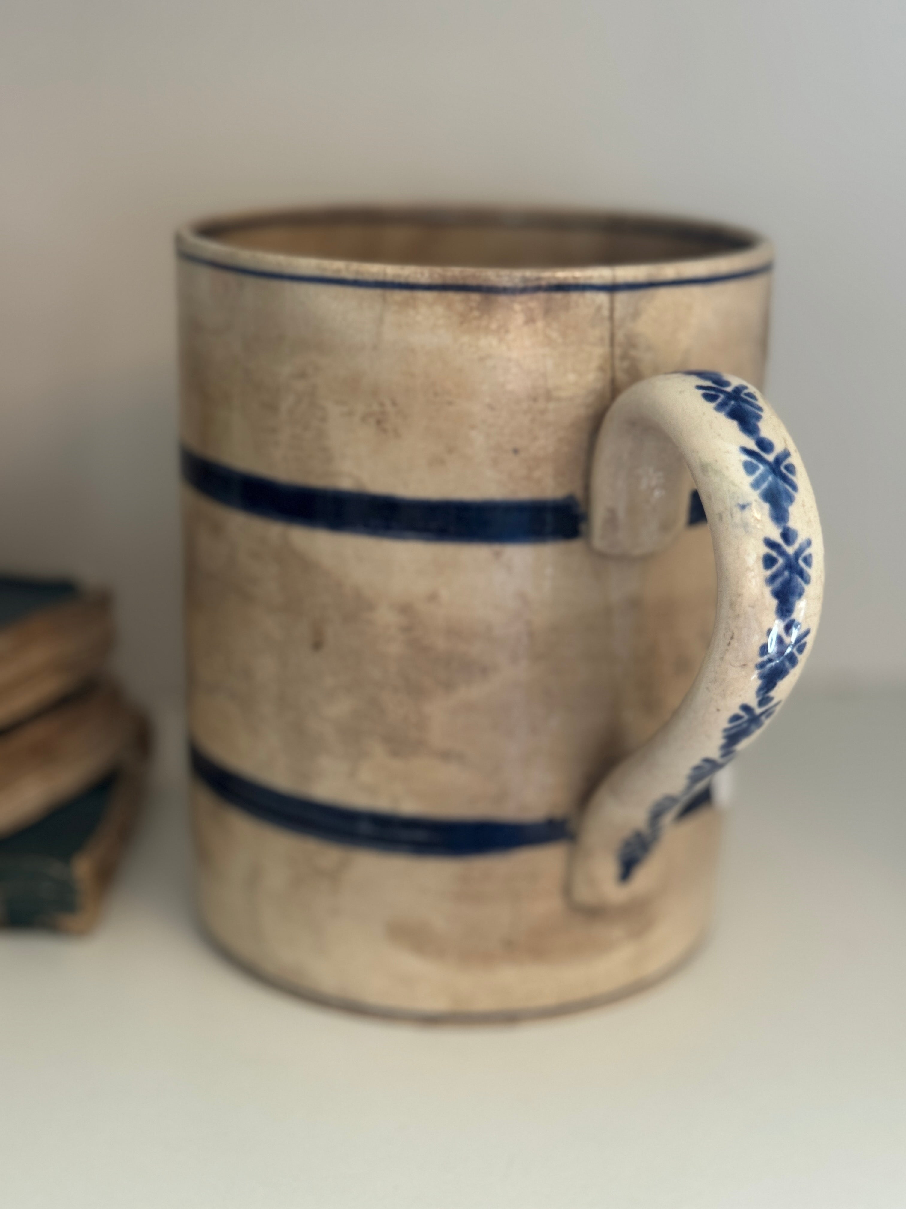 Antique Swedish Handled Jug, 19th Century