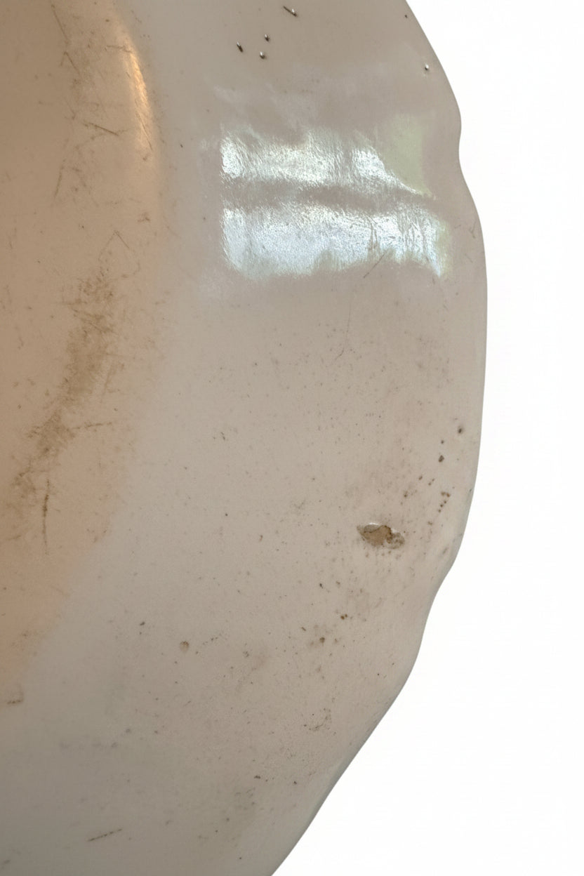 Antique French Tin-Glazed Faïence Platter, Blanc de Faïence