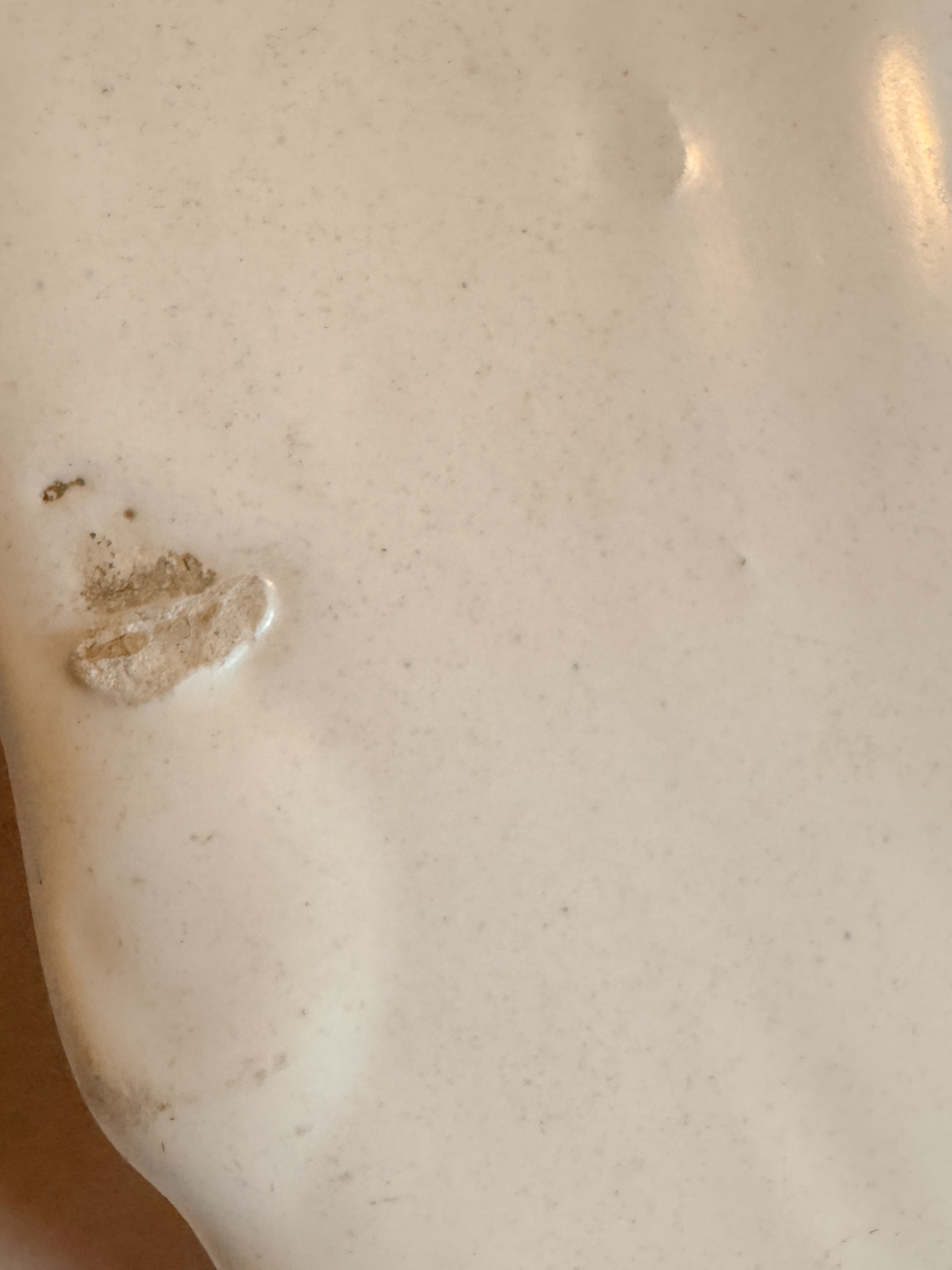 Antique French Tin-Glazed Faïence Platter, Blanc de Faïence