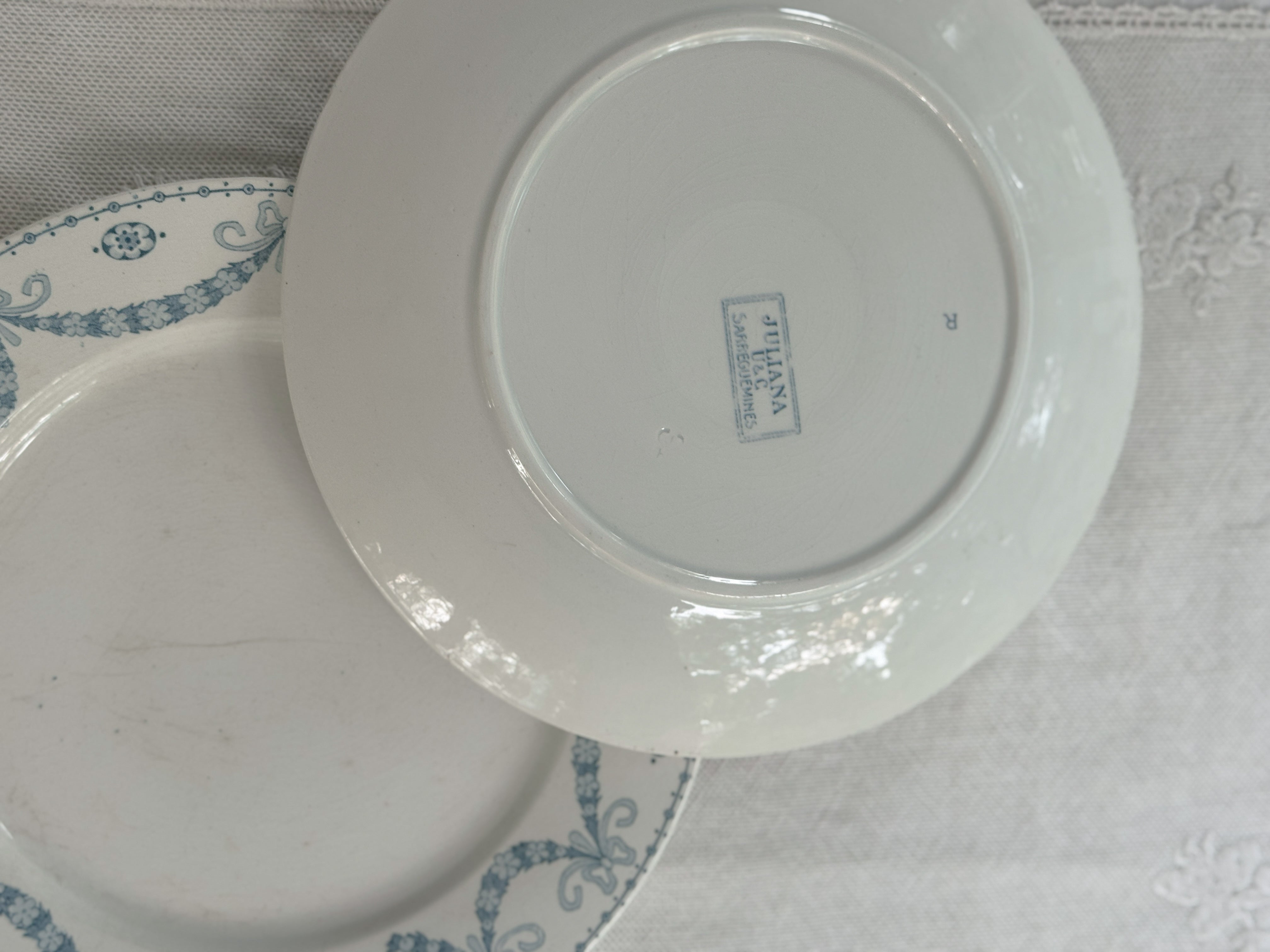 The Juliana, Sarreguemines — Plate