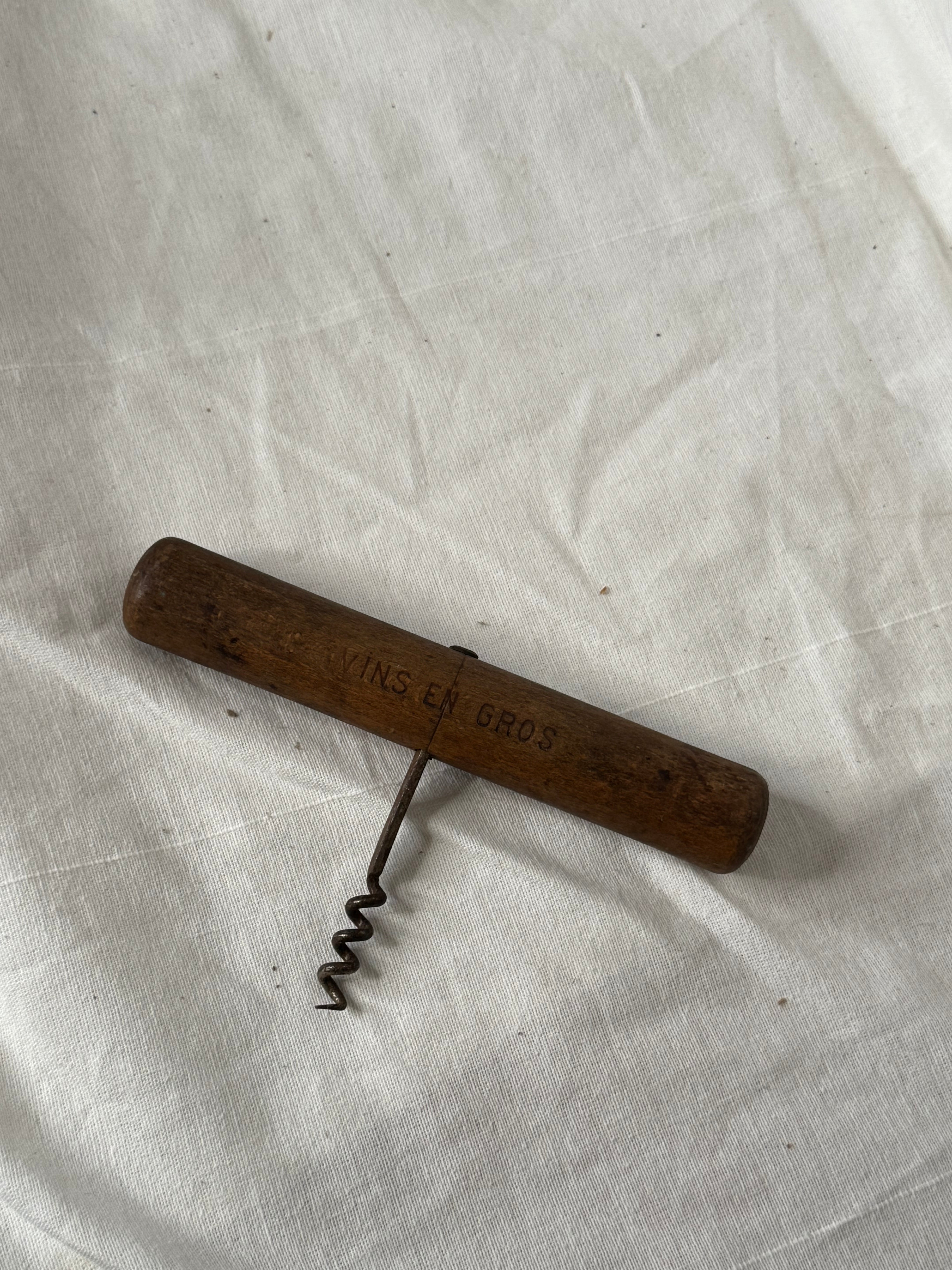 Vintage French Advertising Corkscrew