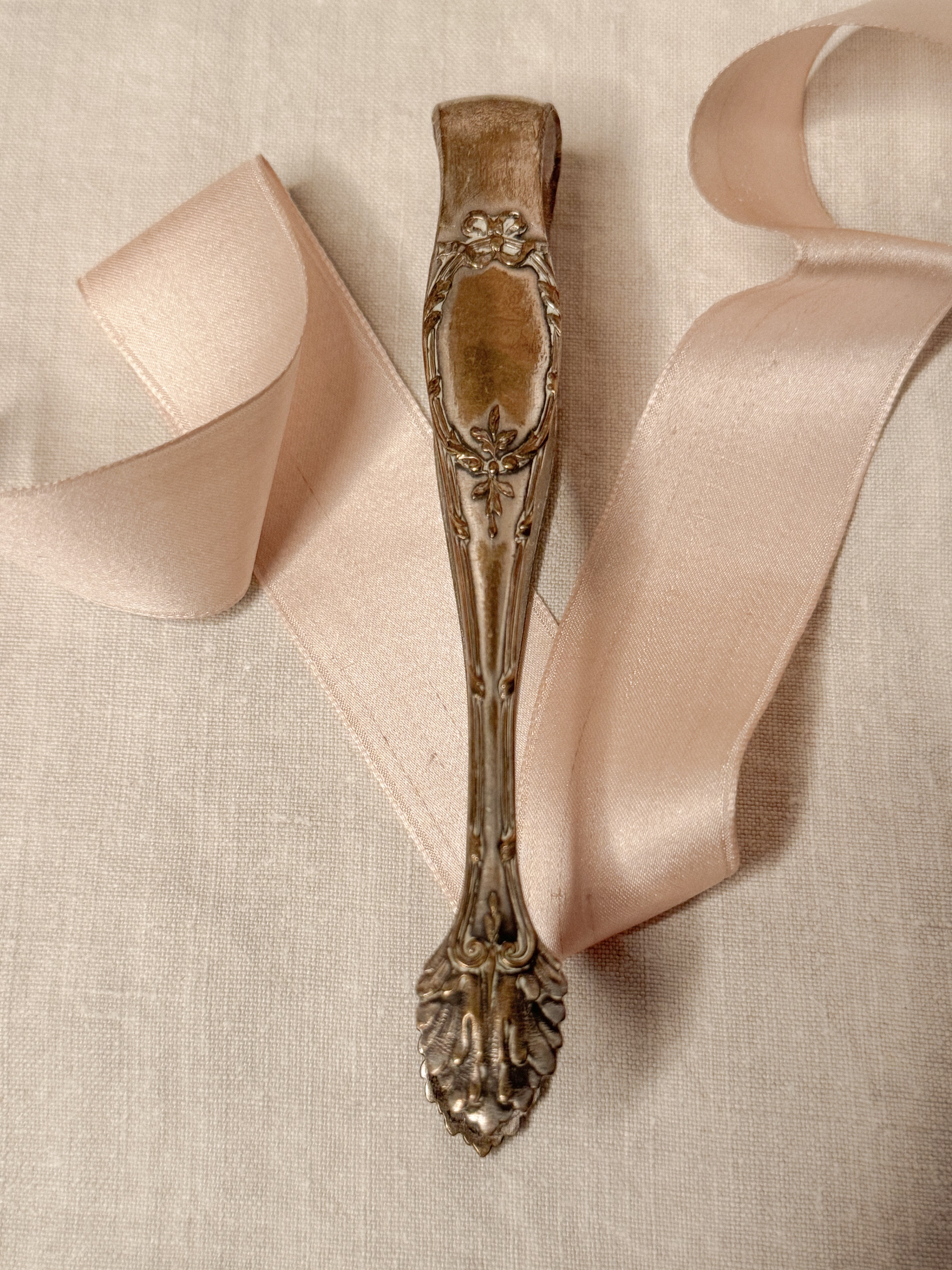 Antique Silver-Plated Sugar Tongs