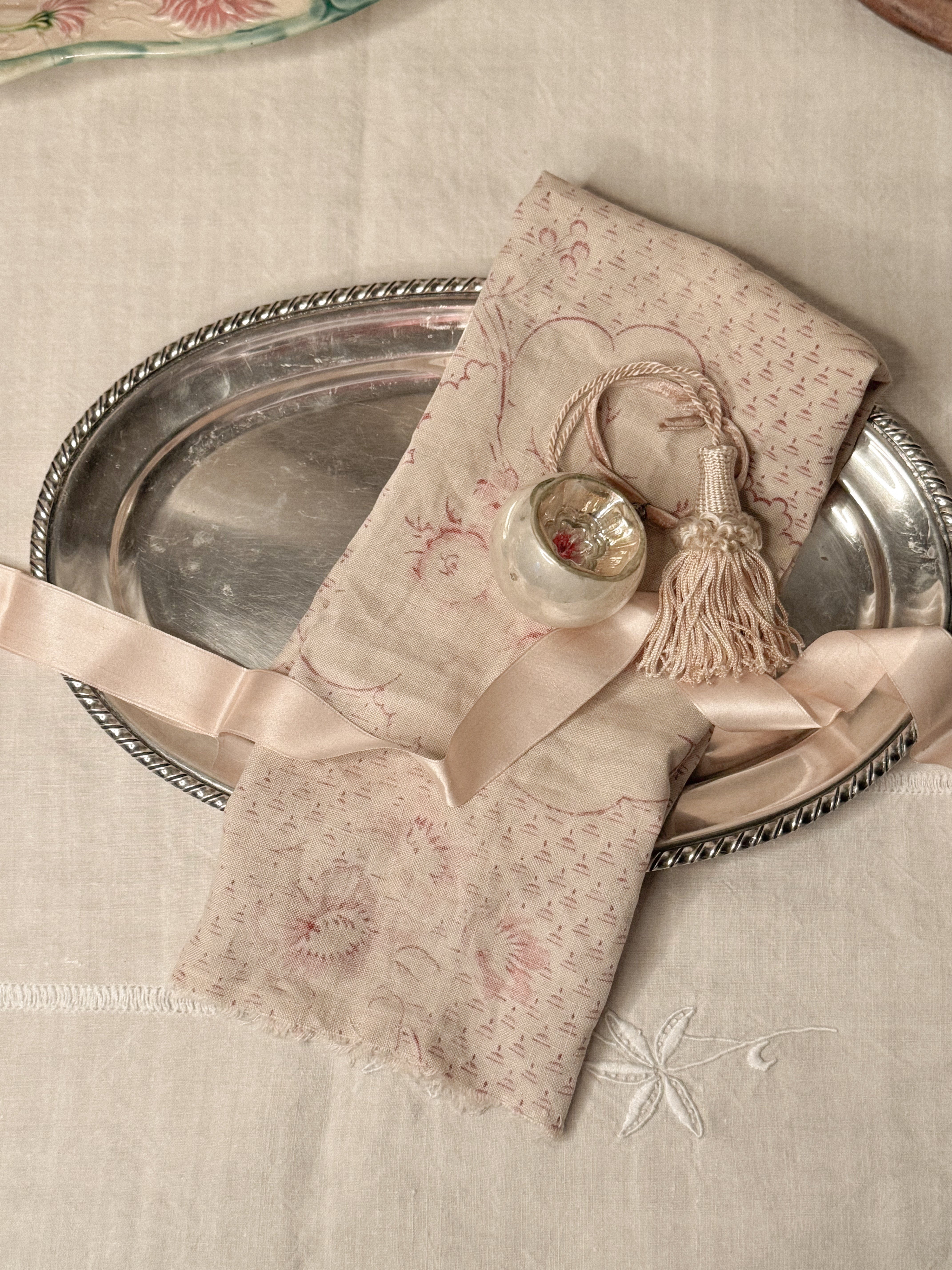 Vintage French Silver plate tray