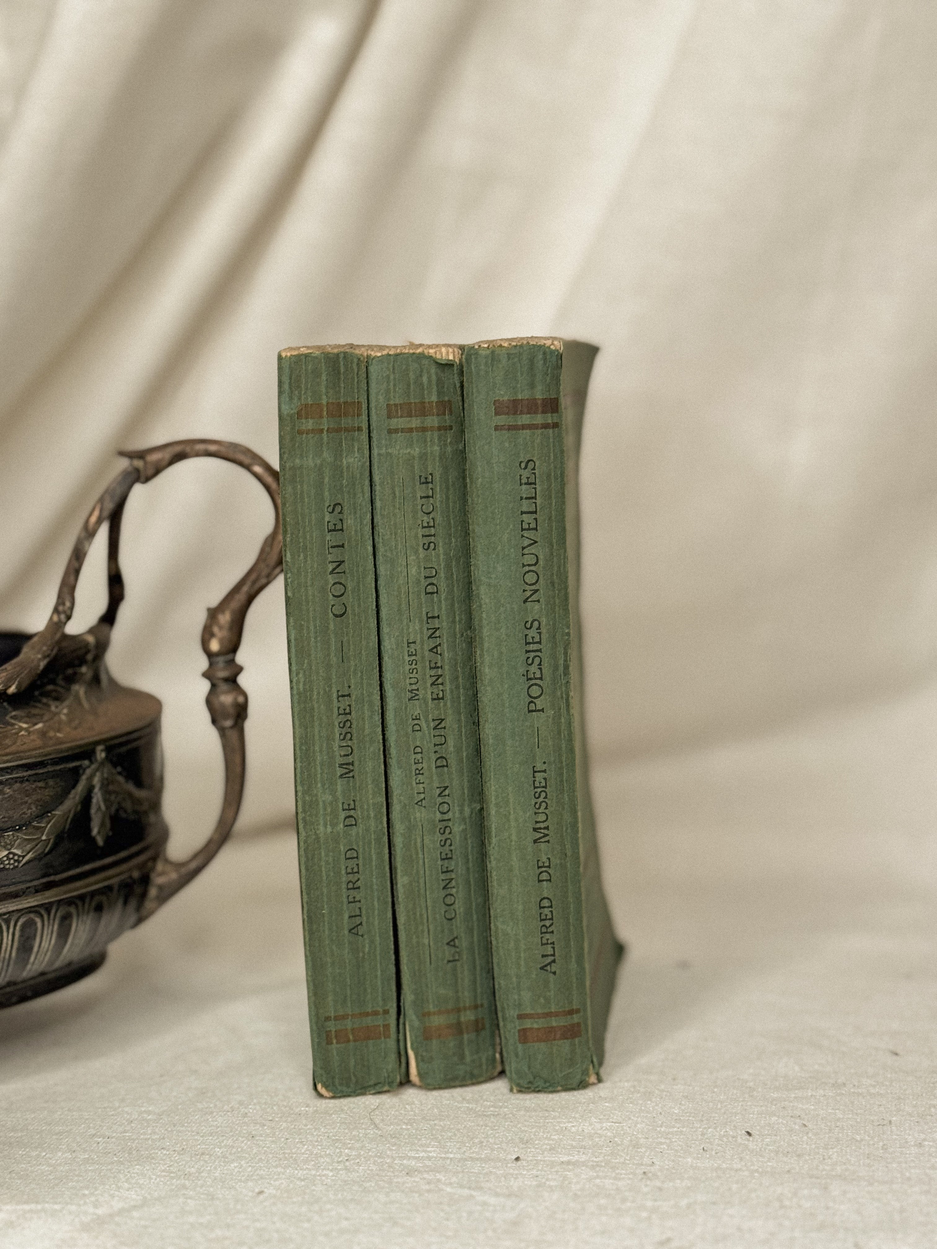 Set of 3 Vintage French Books