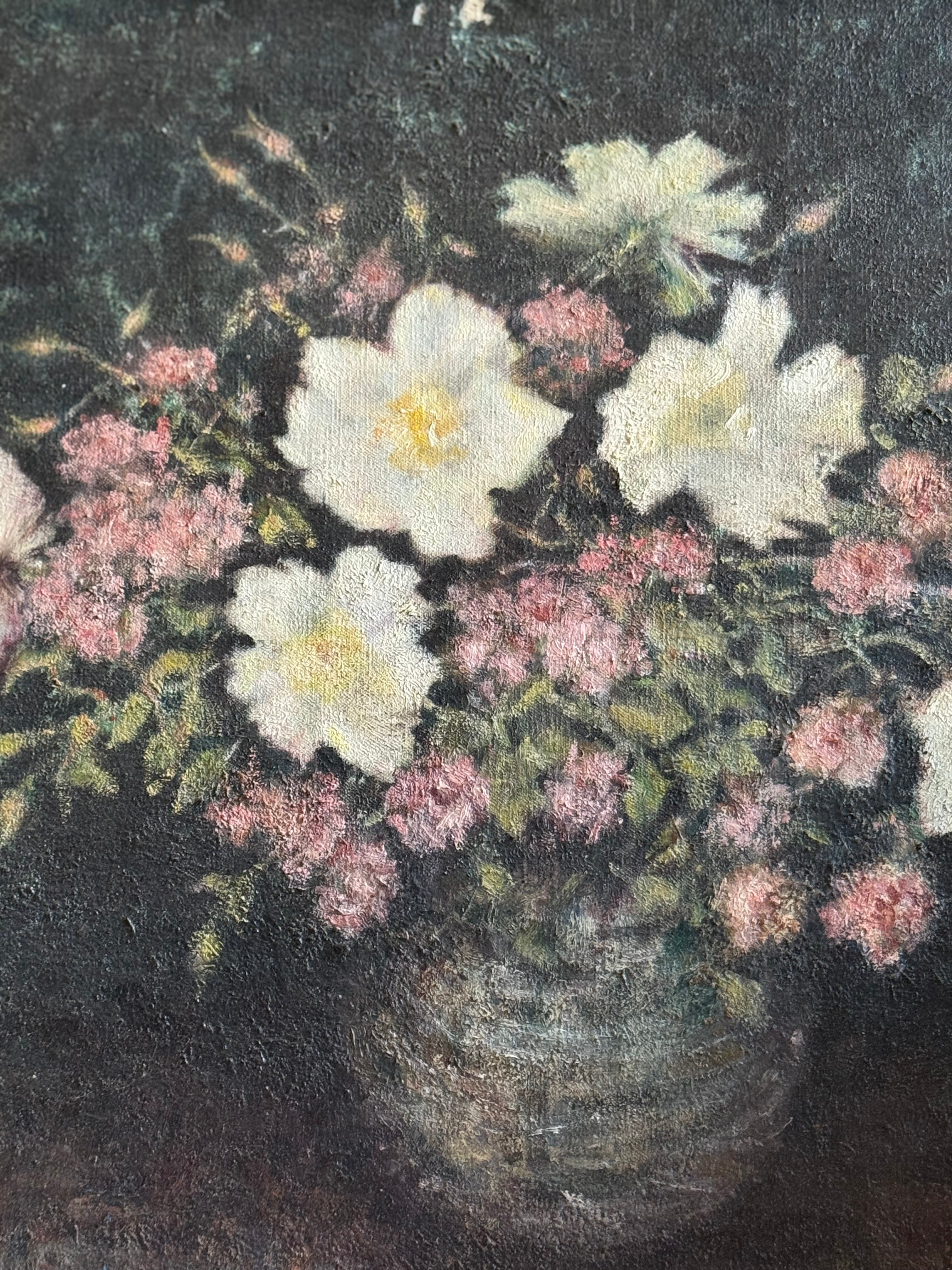 Floral Still Life, signed, c. 1930s–1950s