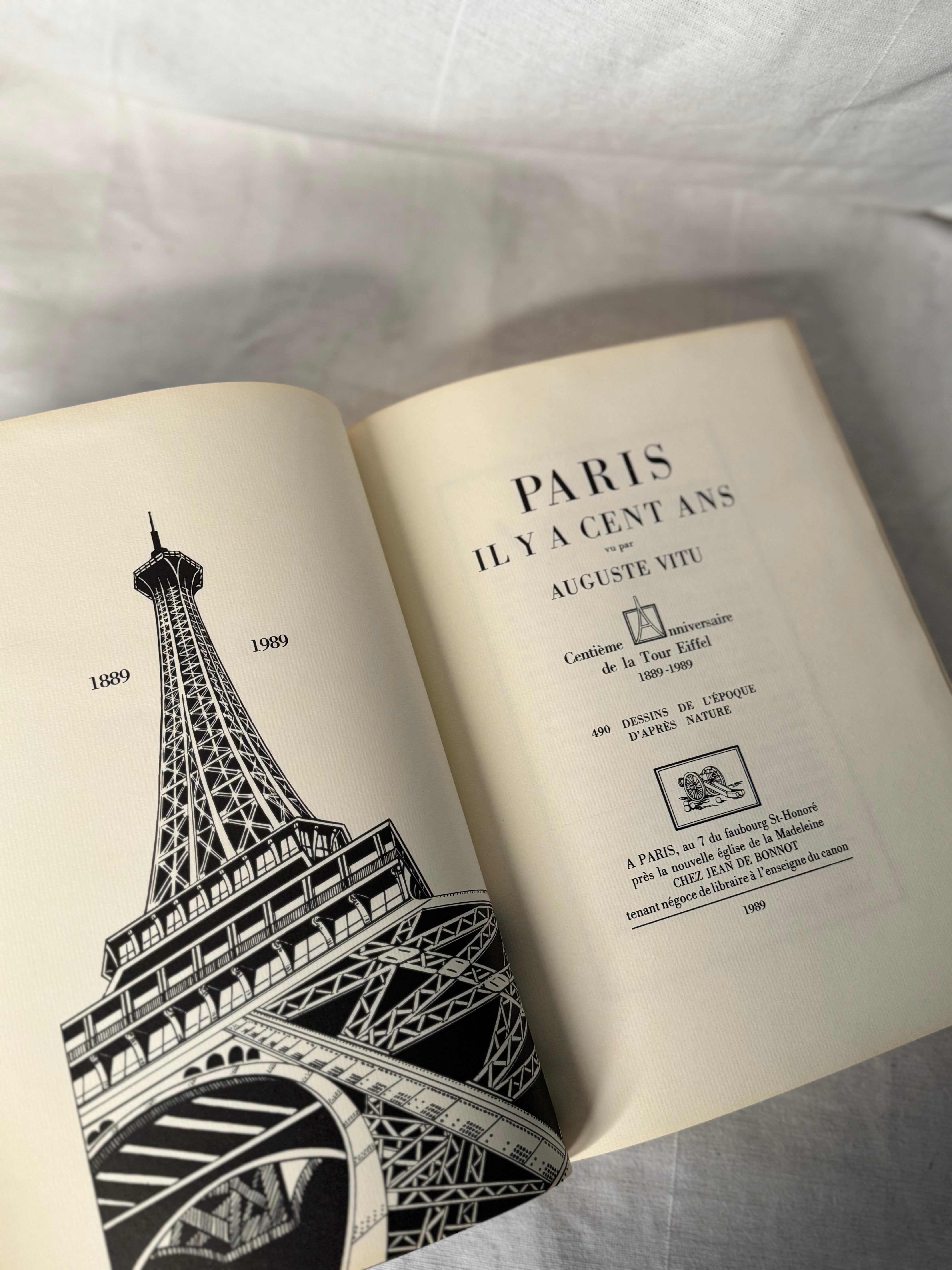 Vintage Paris book